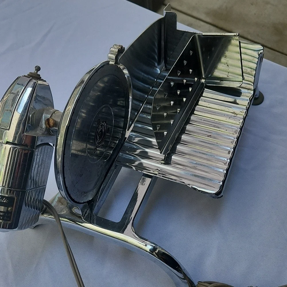 Electric Meat Slicer - Silver